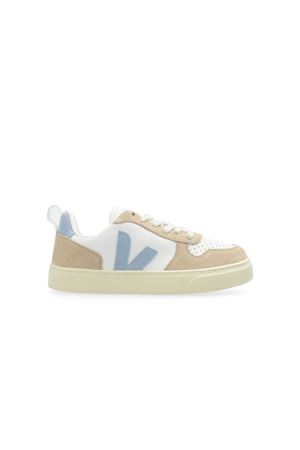 sneakers in pelle beige VEJA KIDS | CX0503808CEXTRAWHITESTEELALMOND